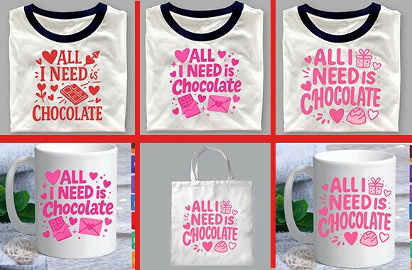 All I Need is Chocolate SVG T-Shirt Bundle Review