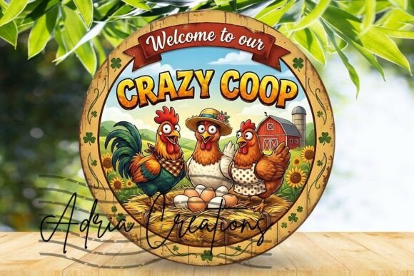Chicken Door Sign, Funny Wind Spinner Review