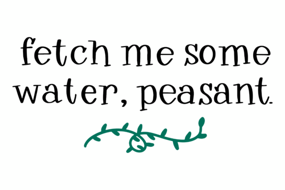 Fetch Me Some Water Peasant Embroidery Review