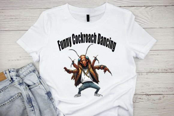 Funny Cockroach Dancing Streetwear Png Review