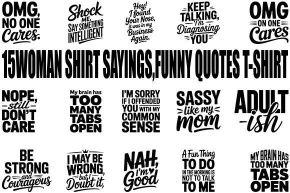 Review: 15woman Shirt Sayings for Embroidery