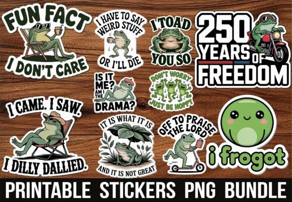 Sarcastic Grumpy Funny Frog Stickers Review