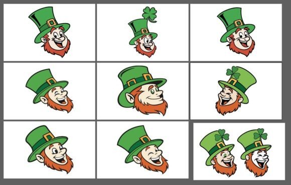 St Patrick’s Day Leprechaun Faces SVG T-Shirt Review